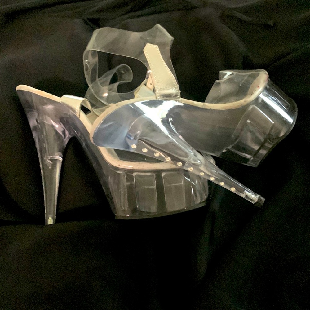 Acrylic clear 5” heels
